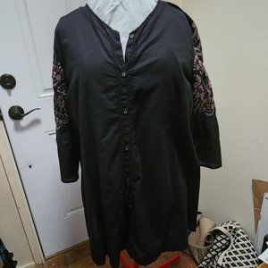 Gudrun Sjoden Tunic Top size XL